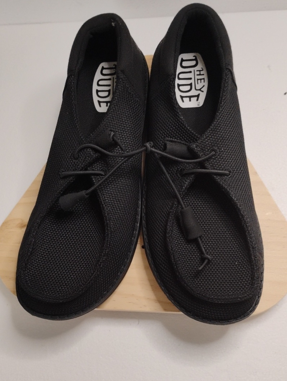 Hey Dude Men’s Wally Slip-On Loafers in Black Size US W9